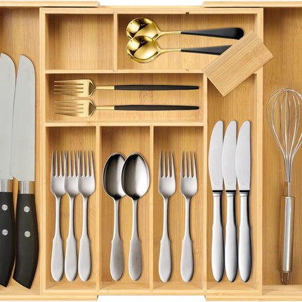 Bestekbak – luxe bestekcasette – bestek opslag voor laden – opbergen van bestek – cutlery organizer