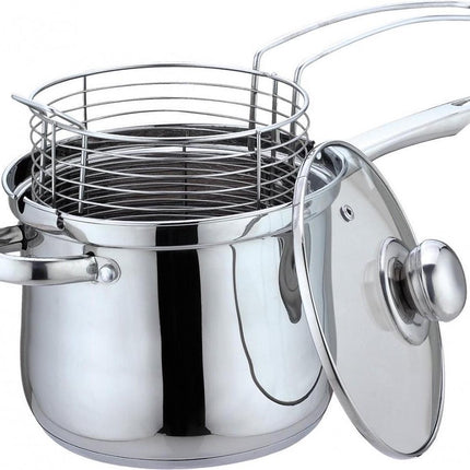 Kinghoff 4581 frietpan - 3,6L - rvs - alle warmtebronnen