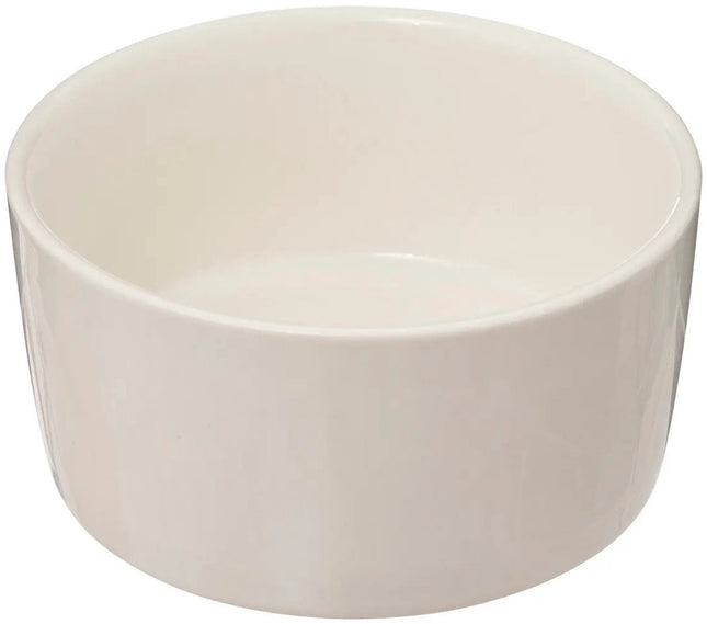 5Five Serveerplank bamboe - met 4x luxe schaaltjes - 35 x 24 cm - tapas en saus schaaltjes - wit