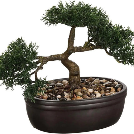 Atmosphera Bonsai - in keramische pot - 23 cm - Kunstplanten - Nepplanten