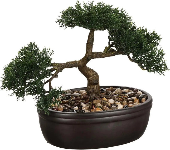 Atmosphera Bonsai - in keramische pot - 23 cm - Kunstplanten - Nepplanten