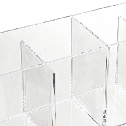 5Five Make-up organizer 4 vakken - 22 x 7 cm - kunststof - Nagellak houder - Make-up houder - Organizers