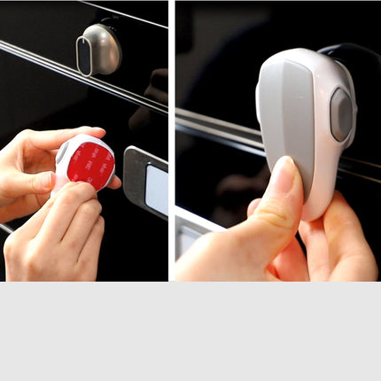 SIPO Ovenslot 9,2x9x2,8 cm - Veiligheidsslot Ovendeur tegen Openen door Kinderen - Eenvoudige Installatie - Slot voor oven - Wit