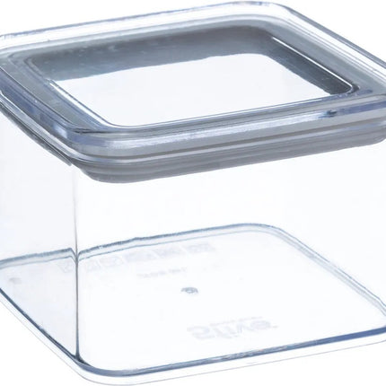 5Five Voorraadpot - keuken/voedsel - kunststof - 500 ml - luchtdichte deksel - transparant - 10 x 10 x 7 cm