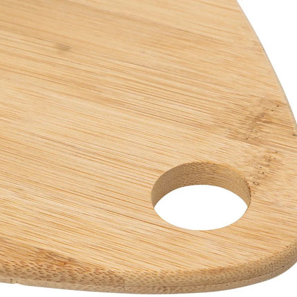 5Five Serveerplank bamboe - met 4x luxe schaaltjes - 35 x 24 cm - tapas en saus schaaltjes - zwart