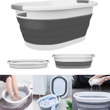 Multifunctionele Opvouwbaar Wasmand Siliconen - Ruimtebesparende Wasemmer - 25 Liter