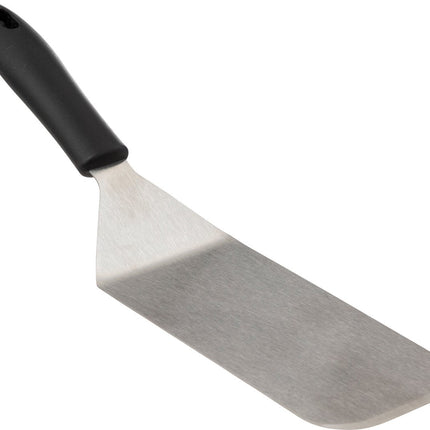 5Five Keukengerei bakspatel/bakspaan - zilver rvs - 32 x 7.5 cm - breed model