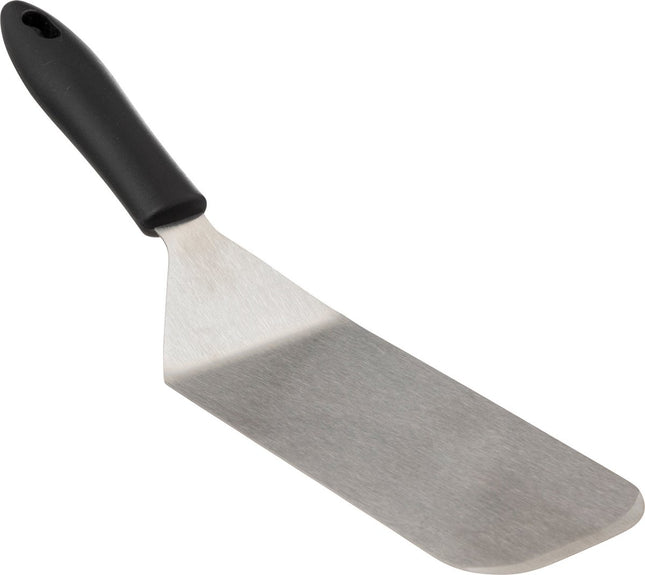 5Five Keukengerei bakspatel/bakspaan - zilver rvs - 32 x 7.5 cm - breed model