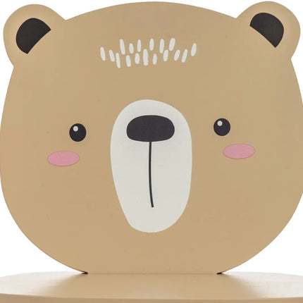 Atmosphera Kids Teddybeer kinderstoel - 27x27x46cm - Beige