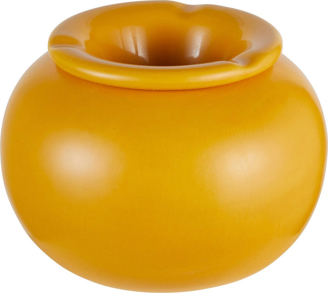 Atmosphera Keramische Asbak - Ø16xH11cm - Oker