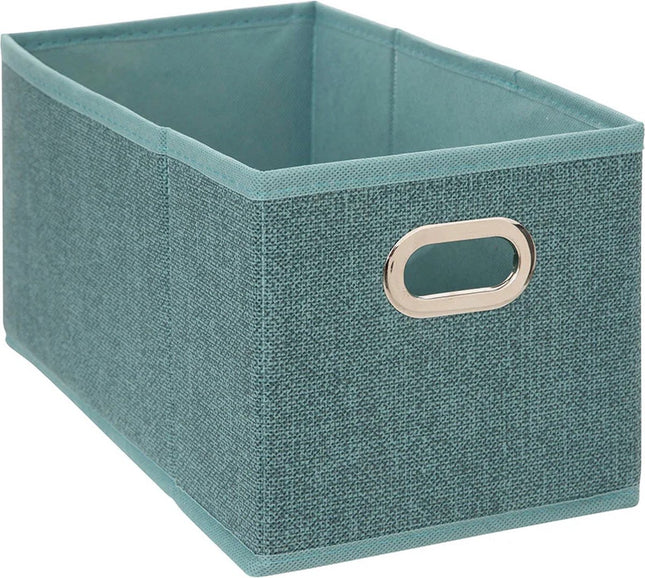 5Five Opbergmand petrol blauw - 15 x 31 x 15 cm (S) - Opvouwbaar