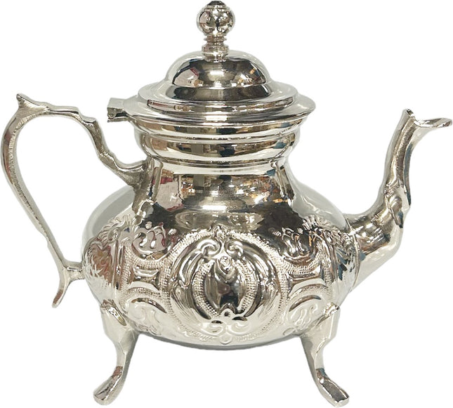 Marokkaanse - Oosterse Theepot met Poten 0,9 Liter - Handmade