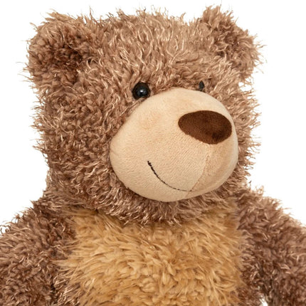 Atmosphera Knuffeldier Beer Yogi - zachte pluche stof - wilde dieren knuffels - bruin - 45 cm