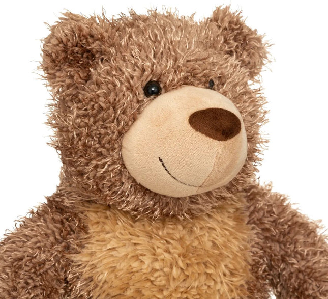 Atmosphera Knuffeldier Beer Yogi - zachte pluche stof - wilde dieren knuffels - bruin - 45 cm