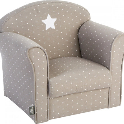 Klassieke Kinder Fauteuil Taupe