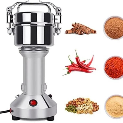 HAKAL – Elektrische Koffiemolen 250 g – Hoge Capaciteit – Japanse Motor – Voor Koffiebonen, Granen, Zaden & Specerijen