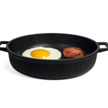 Hakal "Egg To Go" Pan - Ø 18 cm - Keramische Antiaanbaklaag - Geschikt voor alle warmtebronnen incl Inductie - PFOA Vrij -