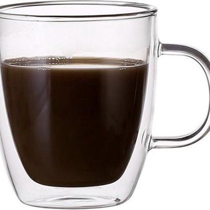 Dubbelwandige koffie-/theeglazen, set van 2