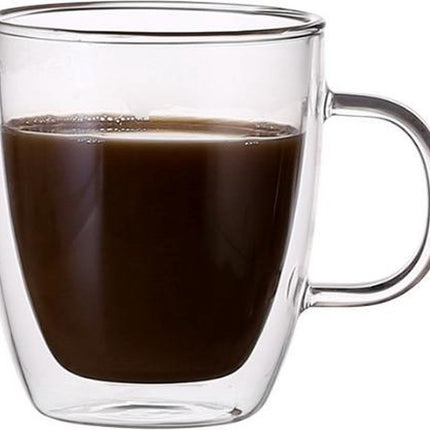 Dubbelwandige koffie-/theeglazen, set van 2 - 280ml