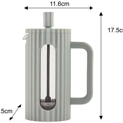 ZUIGER KOFFIE-/THEEZETAPPARAAT 350 ml KLAUSBERG KB-7745 GROEN