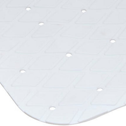 Badmat | Badkamer Mat | Douche Mat | PVC Badkleed 70 x 35 cm | Antislip | Aanrecht Zeer | Wit - Antislip Douchemat