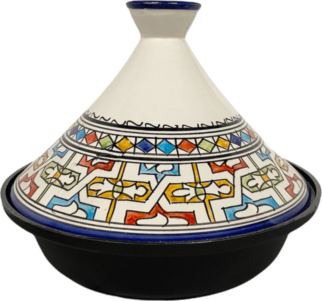 Cuilina | Tajine Fes Ø30cm - Inductie – Handgemaakt kleurrijke keramiek  – Inductie