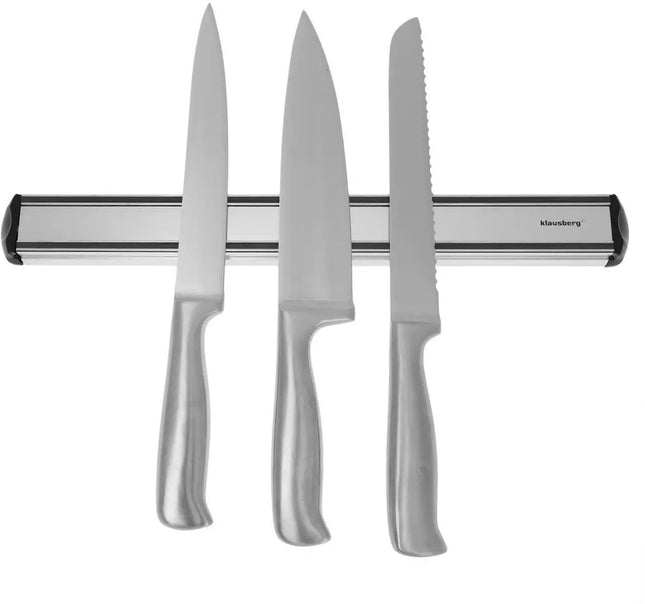 Klausberg KB7247 Magnetisch Messenrek - Ruimtebesparend Wandrek voor Messen en Metalen Keukengerei