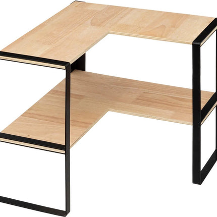 5Five Keukenrek aanrecht organiser - metaal - hout - 40 x 40 x 35 cm - opbergrek