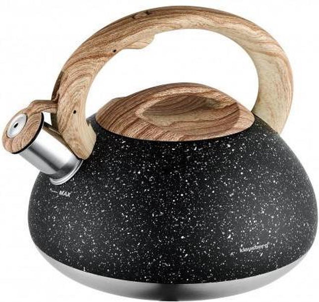 Klausberg KB-7282  fluitketel - 2,7L - rvs - alle warmtebronnen