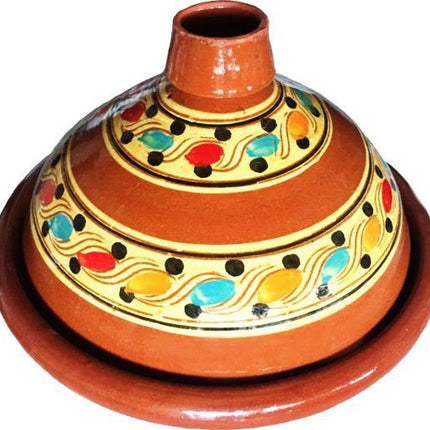 Marokkaanse Originele Tajine - Aardewerk - Ø 30 Cm