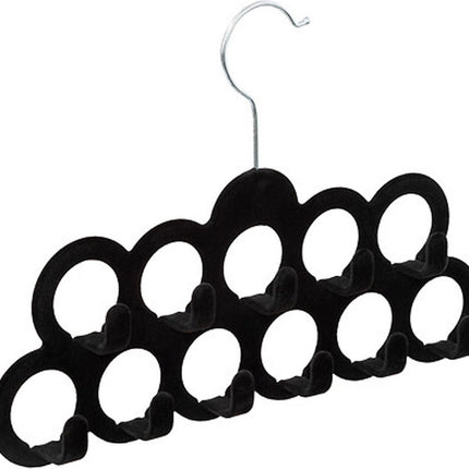 5Five Kledinghanger - 3x - 11 ophanghaakjes - kunststof - voor riemen en stropdassen - riemenhouder