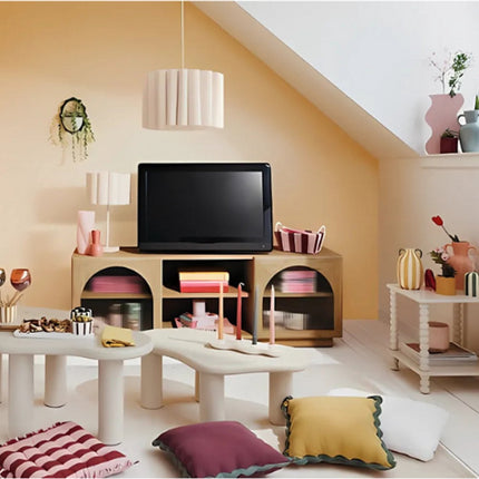 Atmosphera Chamlo Salontafel - 40x40x45cm - Beige