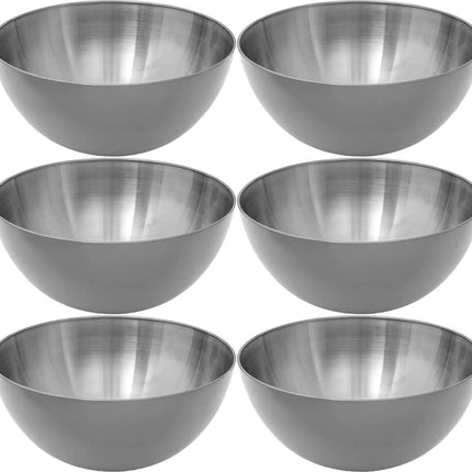 Secret de Gourmet - Slakommetjes/Schaaltjes - Set 6x - RVS - D19 cm