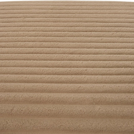 Atmosphera Sevi Poef - Corduroy - 41x36x43cm - Beige
