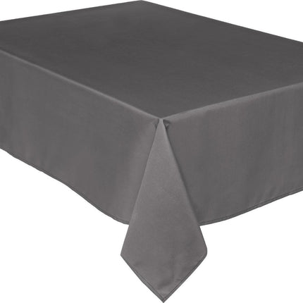 Atmosphera Tafelkleed - 240 x 140 cm - grijs - Eettafel tafellakens - polyester