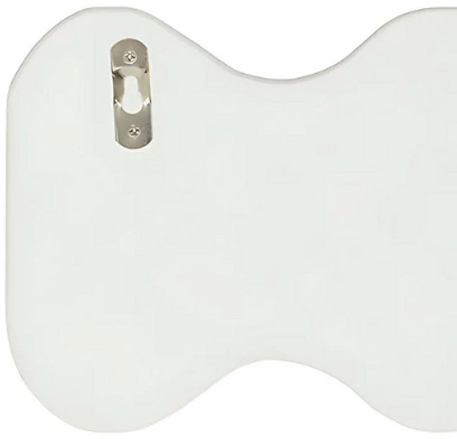 Atmosphera Golvende Wandplank Salina - 53x15x15cm - Wit