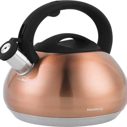 Klausberg KB-7385 fluitketel - 2,7L - rvs - alle warmtebronnen