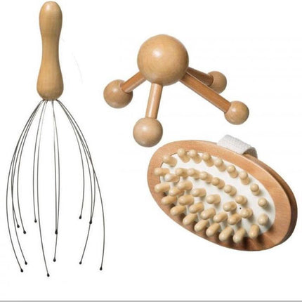 Massage set - 3 delig accessoires