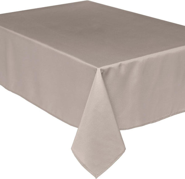 Atmosphera Tafelkleed - 240 x 140 cm - beige - Eettafel tafellakens - polyester