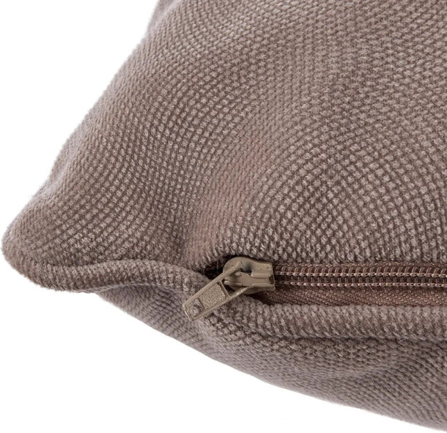 Atmosphera Bank/sierkussens Sophia - 2x stuks - 30 x 50 cm - polyester met rits