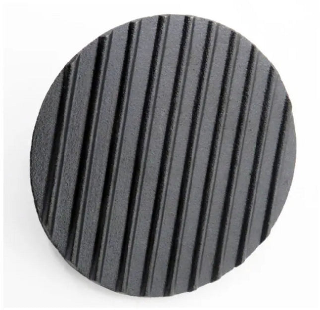 Gietijzeren Hamburgerpress XL – Zware Grill- en BBQ Press voor Hamburgers, Smashburgers en Vlees – 17,5 cm – Met Houten Handvat - Vleespress - Press voor gegrilde groenten - Rond