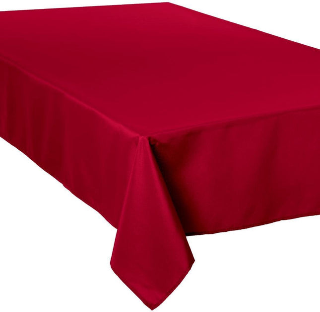 Atmosphera Tafelkleed linnen anti vlek - 150 x 300 cm - Anti vlekken - Rood