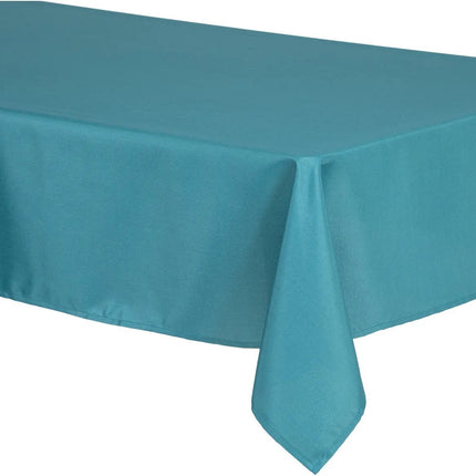 Atmosphera Tafelkleed - 240 x 140 cm - petrol blauw - Eettafel tafellakens - polyester
