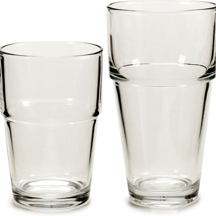 Vivalto Glazenset 25 + 37 Cl Glas Transparant 12-delig