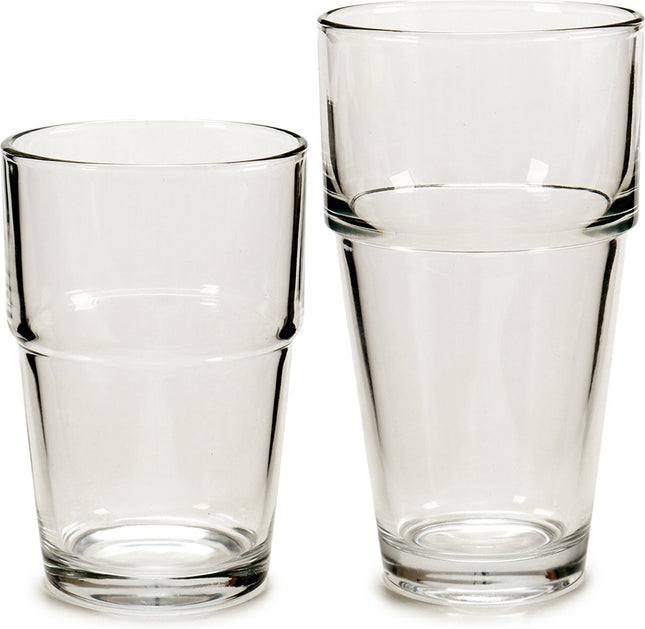 Vivalto Glazenset 25 + 37 Cl Glas Transparant 12-delig