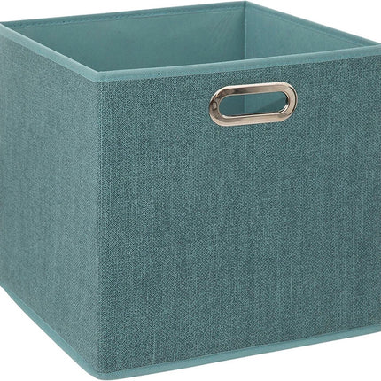 5Five Opbergmand petrol blauw - 31 x 31 x 15 cm (M) - Opvouwbaar