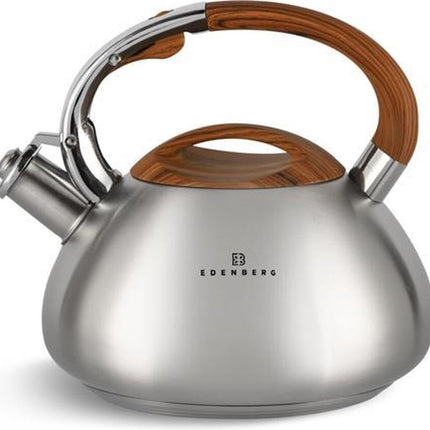 Edënbërg Classic Line - RVS Luxe Fluitketel - 3 liter