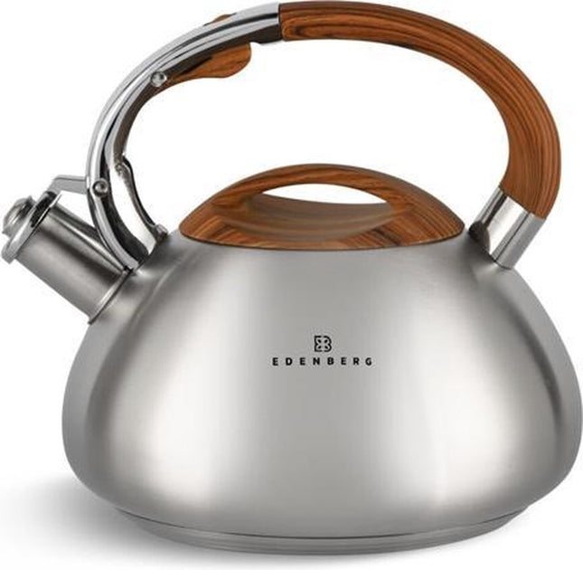 Edënbërg Classic Line - RVS Luxe Fluitketel - 3 liter