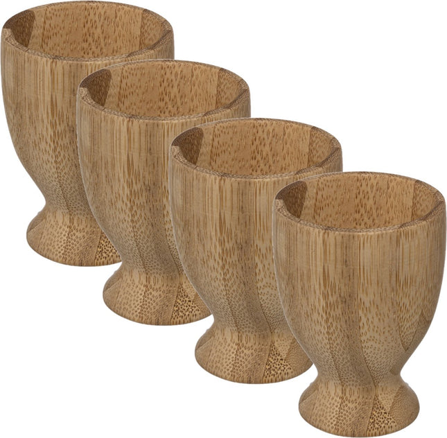Secret de Gourmet Eierdopje - 6 stuks - Bamboe - 7,5 cm