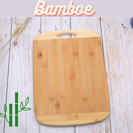 Bamboe Snijplank met Handvat – Large – 40 x 30 – Dienblad – Serveerplank – Houten Snijplank
